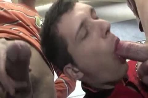 Unbrlazyd threeway frigging after furious cock sucking.