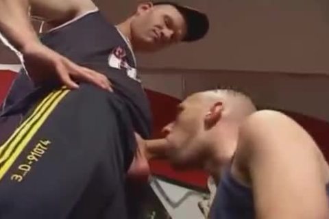 ribald homosexuals Threeway poke