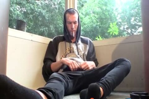 assured Thug Jake Reid receives That lusty large Boner Out