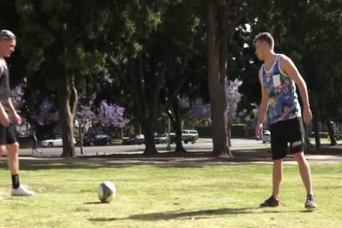 Soccer twinks In Action