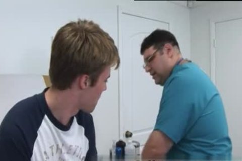 pretty lad receives Medical Examination