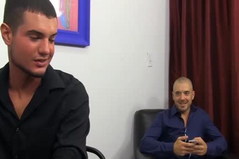 Kris Anderson And Trevor Bridge Practice ass job On The Job