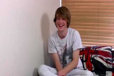 Ginger Emo teen Kai Alexander Pleasures Himself On A bed