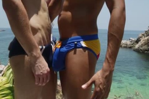 Latin lad Gaping With sex cream flow