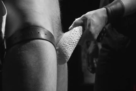 Muscle schlong Fetish With sex cream flow