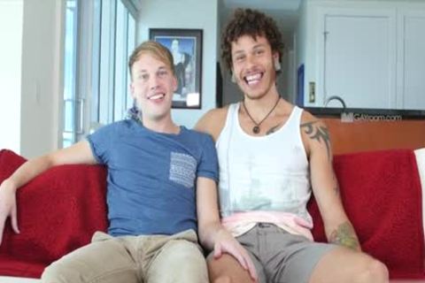 Latin gay Interracial With ass cumshot