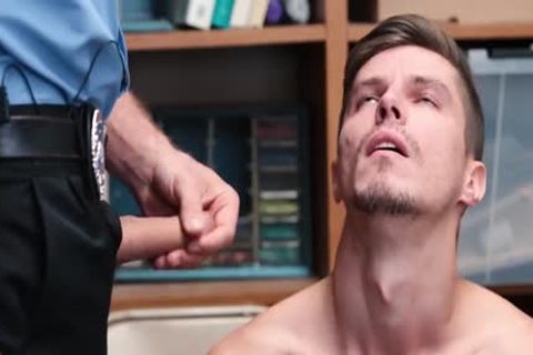 Tall guy Took It Up The wazoo For Stealing