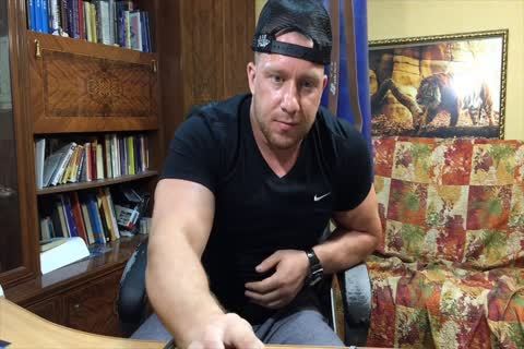 meaty guy On web camera