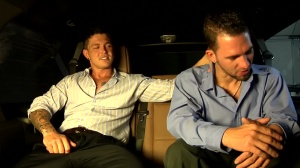 Str8toGay.com: Piercing Sebastian Young spanking video