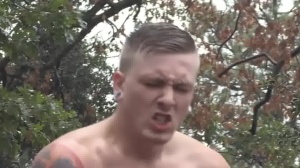 BROMO - Tattooed Ashton McKay masturbation