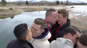 Sean Cody: Deacon beside inked Jack blowjob cum