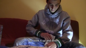 Debt Dandy: Young amateur wishes private handjob in office