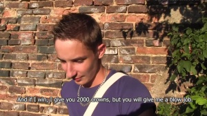 CzechHunter - Athletic gay reality handjob outdoors