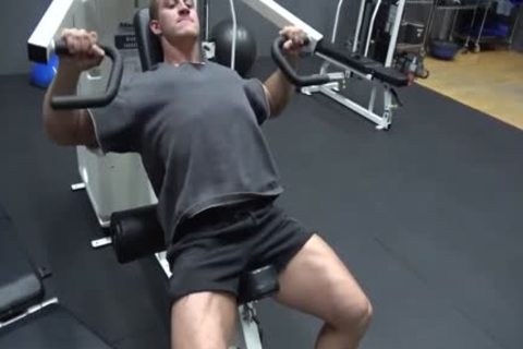 muscular Fitness Enjoying Giving enjoyment To His fine Body