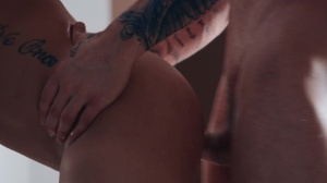 DrillMyHole: Latin Beaux Banks throat fucking in the bed