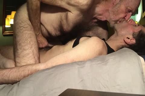 Calista And His Elderly Lad friend At It One greater amount Time