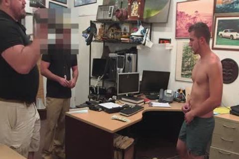 gay PAWN - young str8 blonde guy Has gay trio For Bail specie