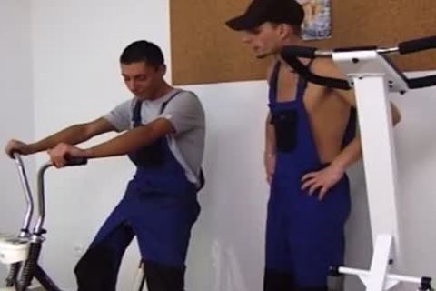 brunette hair twink widens His wazoo For A massive penis