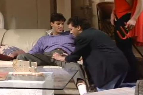 Classic-Halloween shlong sucking Scene W Vintage Hunks