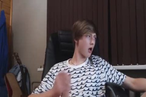 naughty Blond twink long web camera Show 002