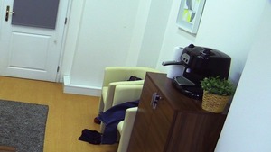 DirtyScout.com: Repairman goes for rough handjob in office
