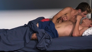 FamilyDick.com: Muscled Barron Kennt sensual kissing