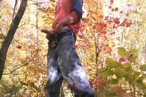 naughty, Autumn Forest, And I With My penis!