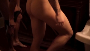 DrillMyHole: American Matthew Camp doggy fuck at the gym