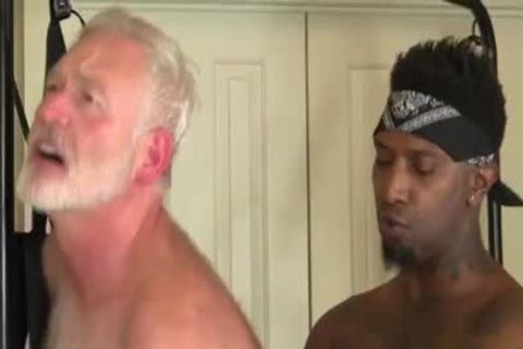 favourable Daddy Acquires A Hard dark cock