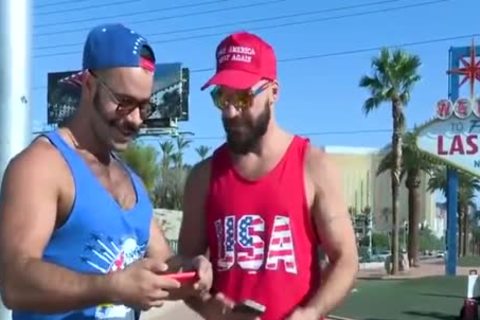 Filming A Three-some With Two powerful Tourists