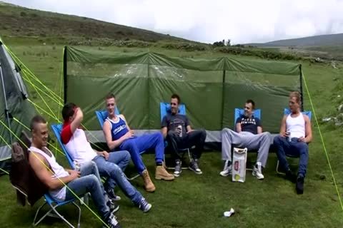 jerk off Party outdoors Camp