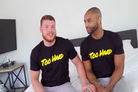 Two youthful studs poke - yummy underclothing Model let's Newbie Top Him For His First lad/lad Hookup