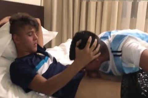 Latino non-professional three-some