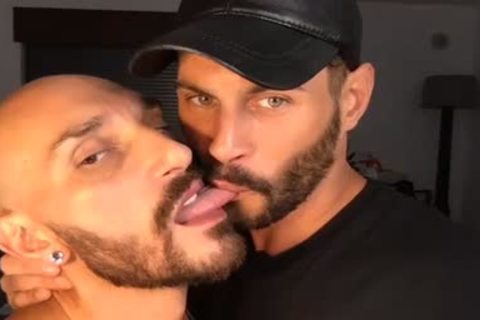 daddy dudes take up with the tongue Their dong And butthole