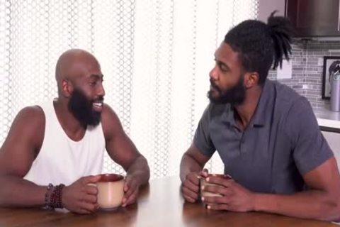 concupiscent twink Serving Two males