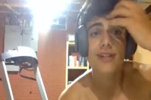 lad Showing His penis And booty In Live