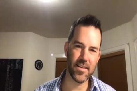 old man stroking On cam