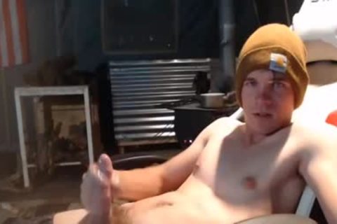 lad With Blue Eyes jerking off In Live