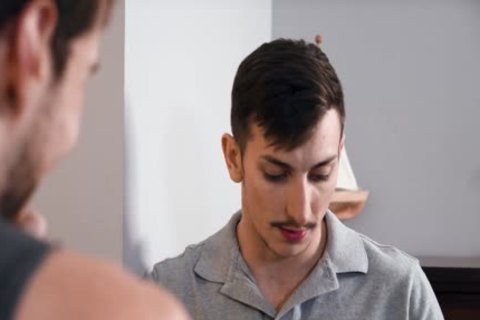 Super hot muscle hunk raw kissing each other in HD