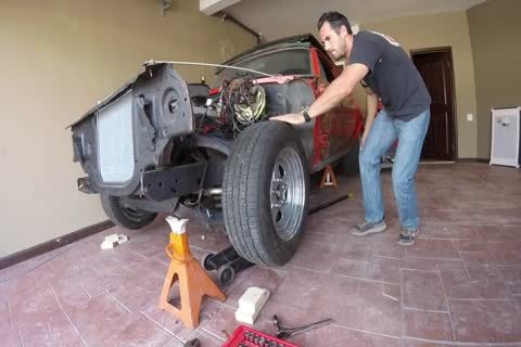 Brock Cooper-Garage jerk off And love juice