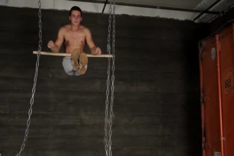 Gymnast Showing His Stuff