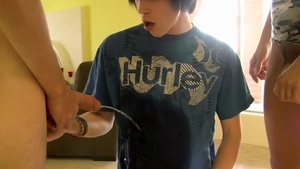 Emo lad gets A Hosedown! - Dustin, Trevor, Tyler, Rad And Ian