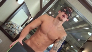 Maskurbate - Nice Vince teasing uncut dick