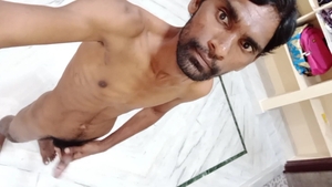 Rajesh Home trip, Showing The abode, Masturbating cock And Cumming In The baths