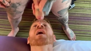 Redhead loves A Tattooed weenie