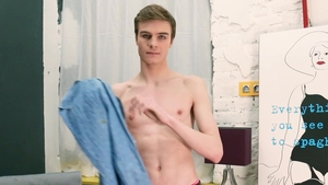 attractive teen knob Lucas Stuffs fake penis In His wazoo whilst wanking!