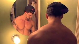 AmericanMuscleHunks - Muscled Joey D smashed by big dick Joey