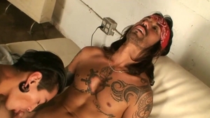 AlternaDudes: Hairy skater Saint Dillon receives sucking dick