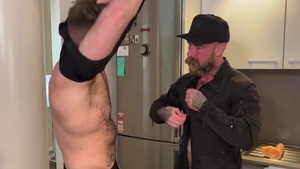 filthy bushy Daddy Plumber Cums To Fix A "leak!" ??