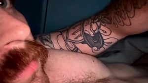 straight Tatted naughty Ginger Stached POV (Ladies only web camera)